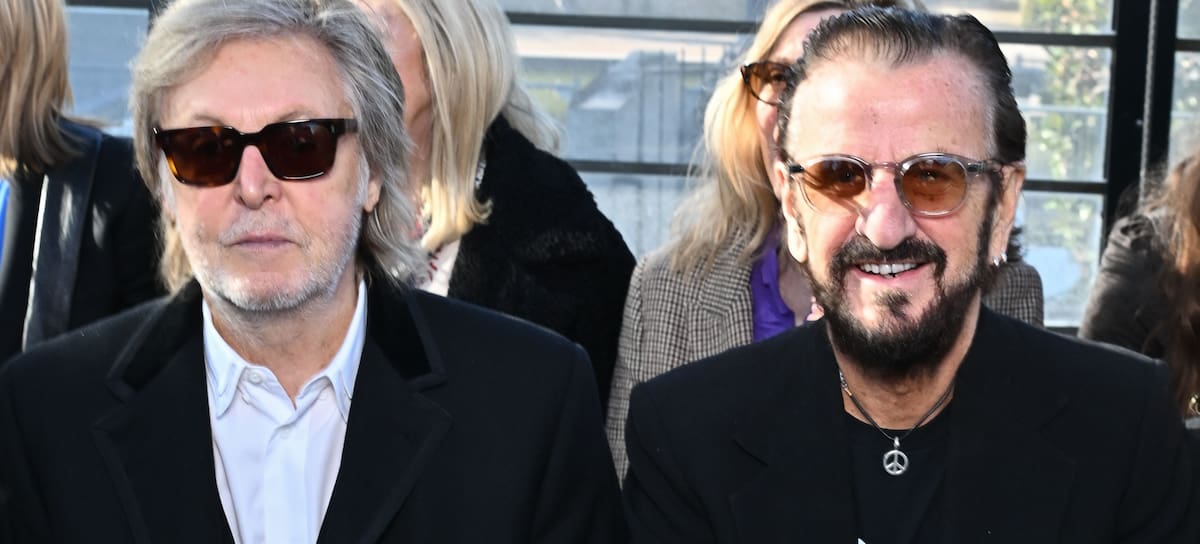 Paul McCartney y Ringo Starr (Foto de Stephane Cardinale - Corbis)