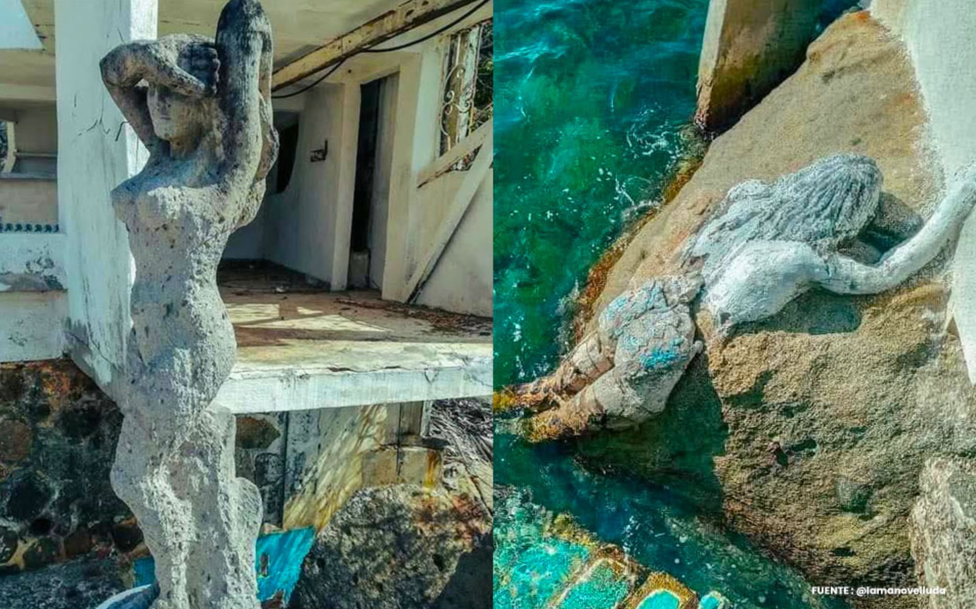 MX- Leyendas e historias sobre sirenas en la antigua casa de Acapulco de Mario Moreno "Cantinflas"