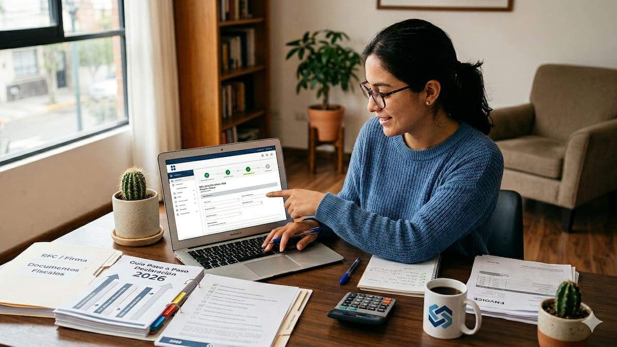 Declaración anual SAT 2026: guía completa para hacerla tú mismo paso a paso sin errores