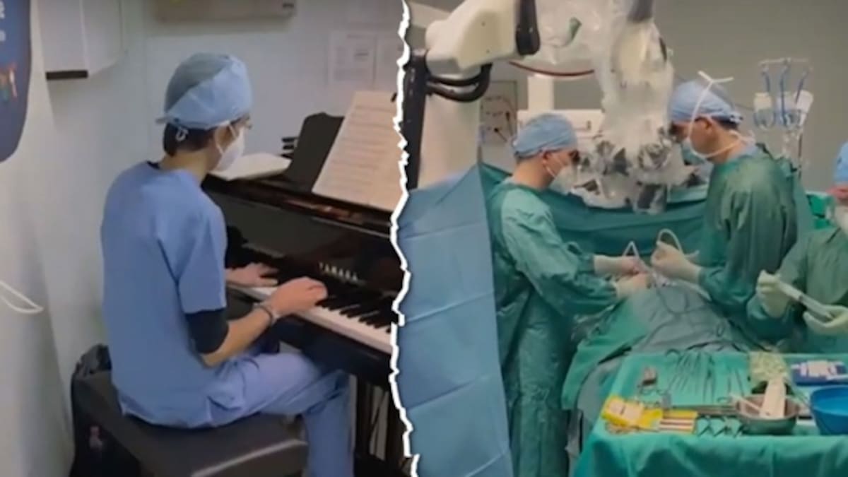 Operan de un tumor a niño de diez años mientras tocan el piano en vivo