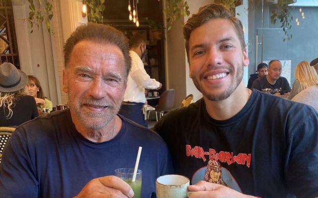 Joseph Baena, el hijo ilegítimo de Schwarzenegger que le sigue los pasos