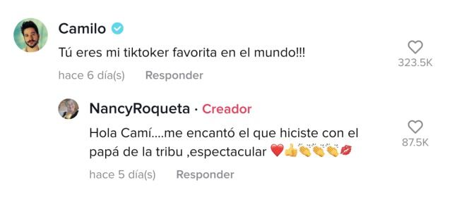 Camilo felicita a abuelita que hace reto "Ropa Cara" de TikTok