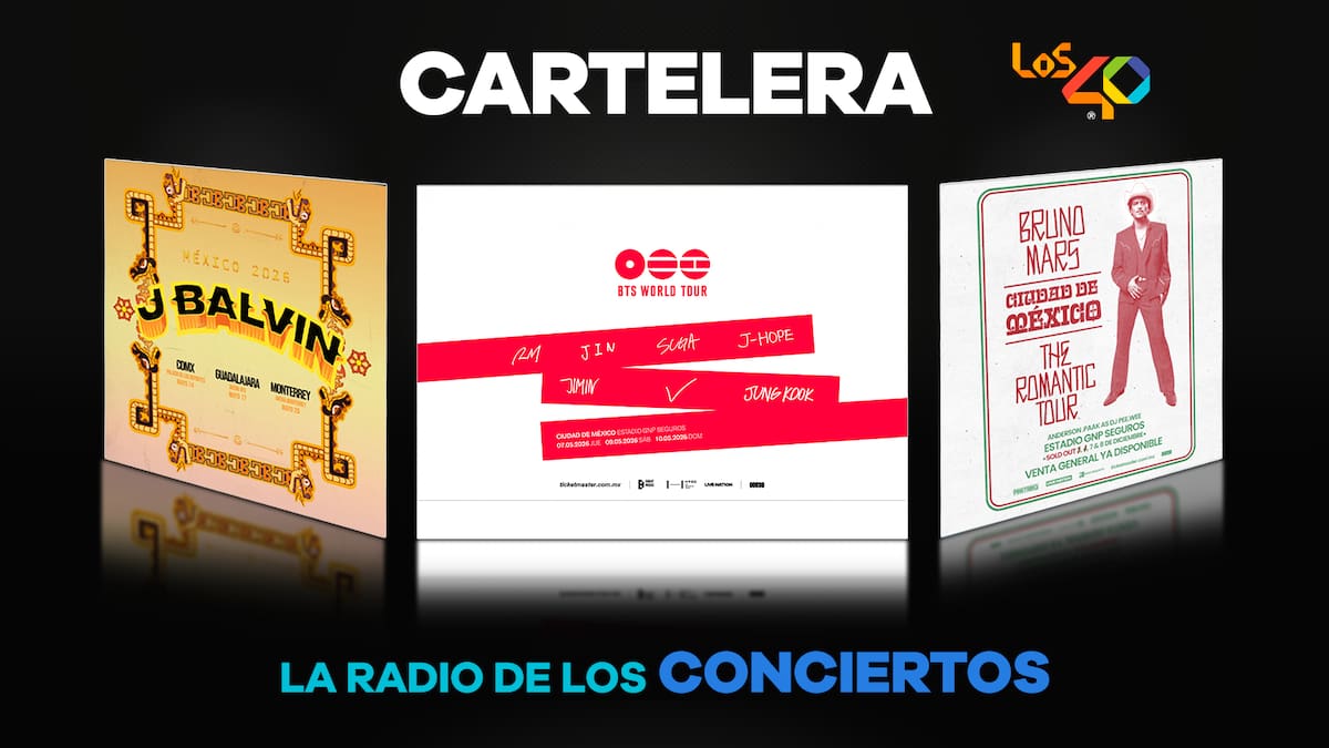 LOS40, LA RADIO DE LOS CONCIERTOS: CARTELERA MUSICAL 2026
