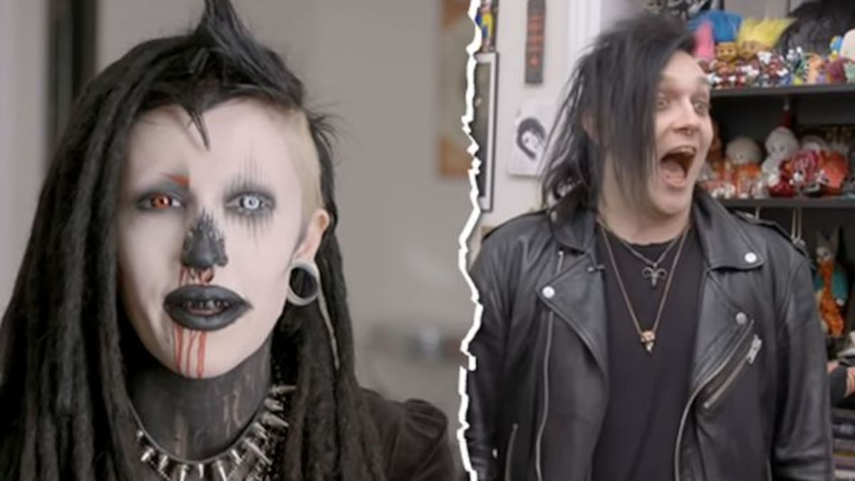 Chica gótica se hace extremo cambio de look, su novio no la reconoce