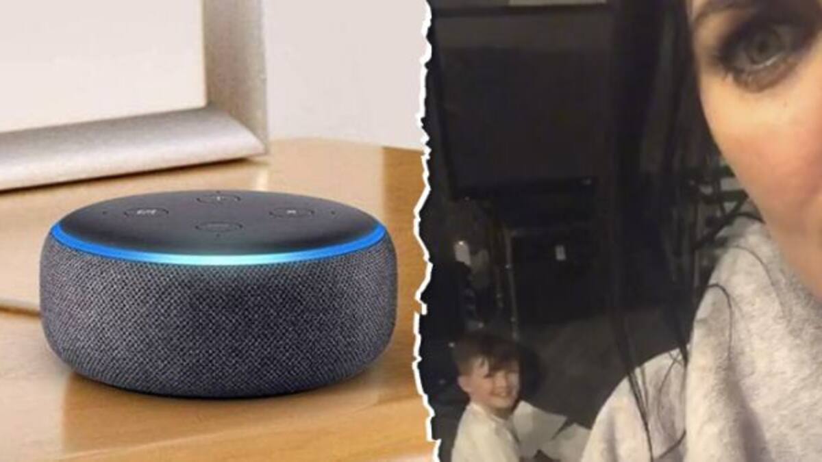 Mamá capta a niño usando Alexa para su tarea de matemáticas