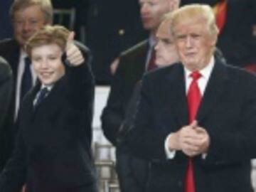 Hijo de Trump una sensación