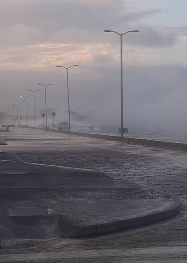 Olas gigantes en Veracruz