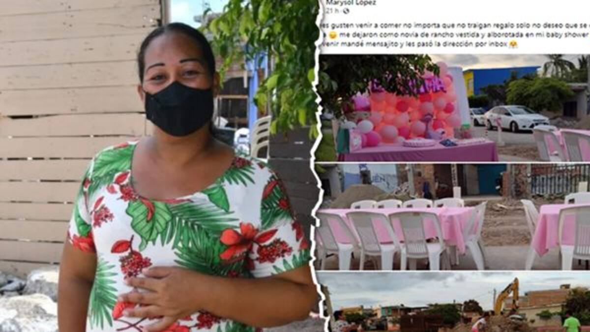 Nadie va a su baby shower y lo publica en redes, segunda fiesta se hace viral