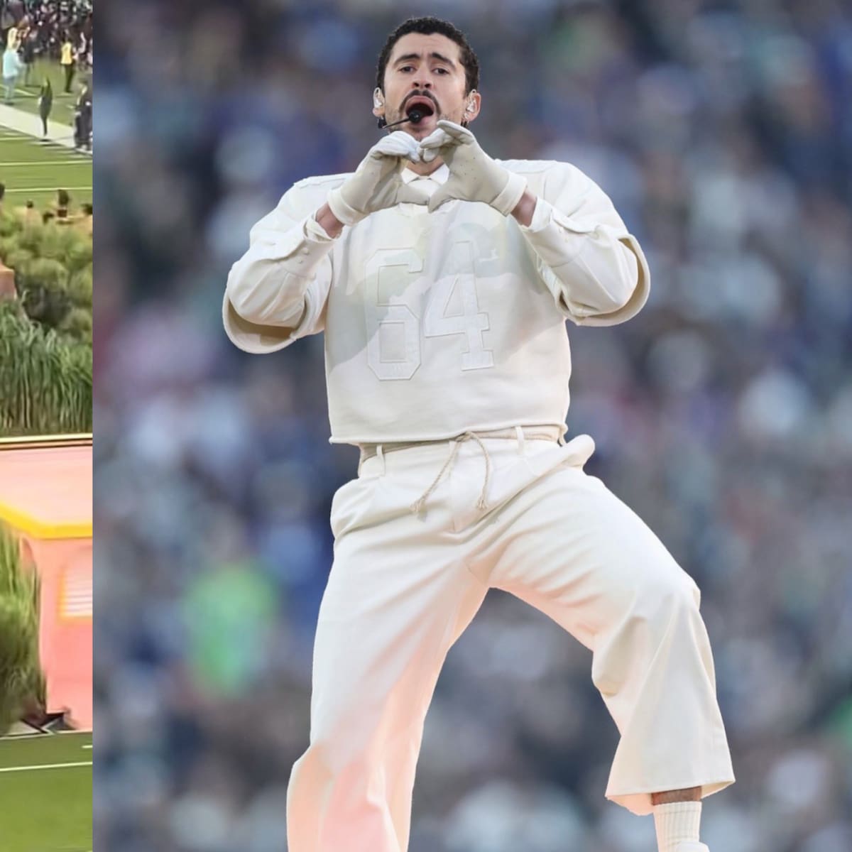 ¿Cuánto cobraron los 'arbustos humanos' de Bad Bunny? Esto ganaron por aparecer en su show del Super Bowl