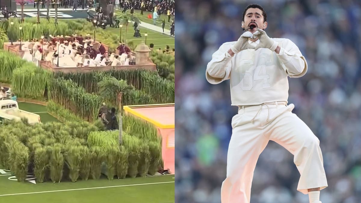 ¿Cuánto cobraron los 'arbustos humanos' de Bad Bunny? Esto ganaron por aparecer en su show del Super Bowl