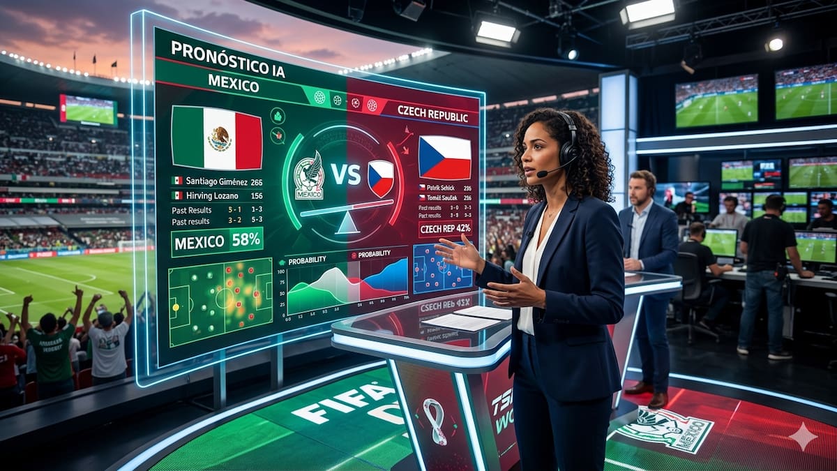 El pronóstico de la IA sobre el partido de hoy, ¿quién ganará, México o Chequia?