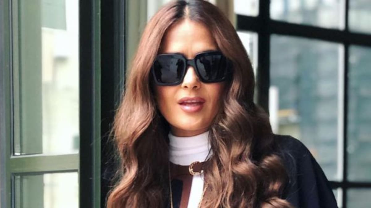 Look de Salma Hayek es comparado con la Chimoltrufia