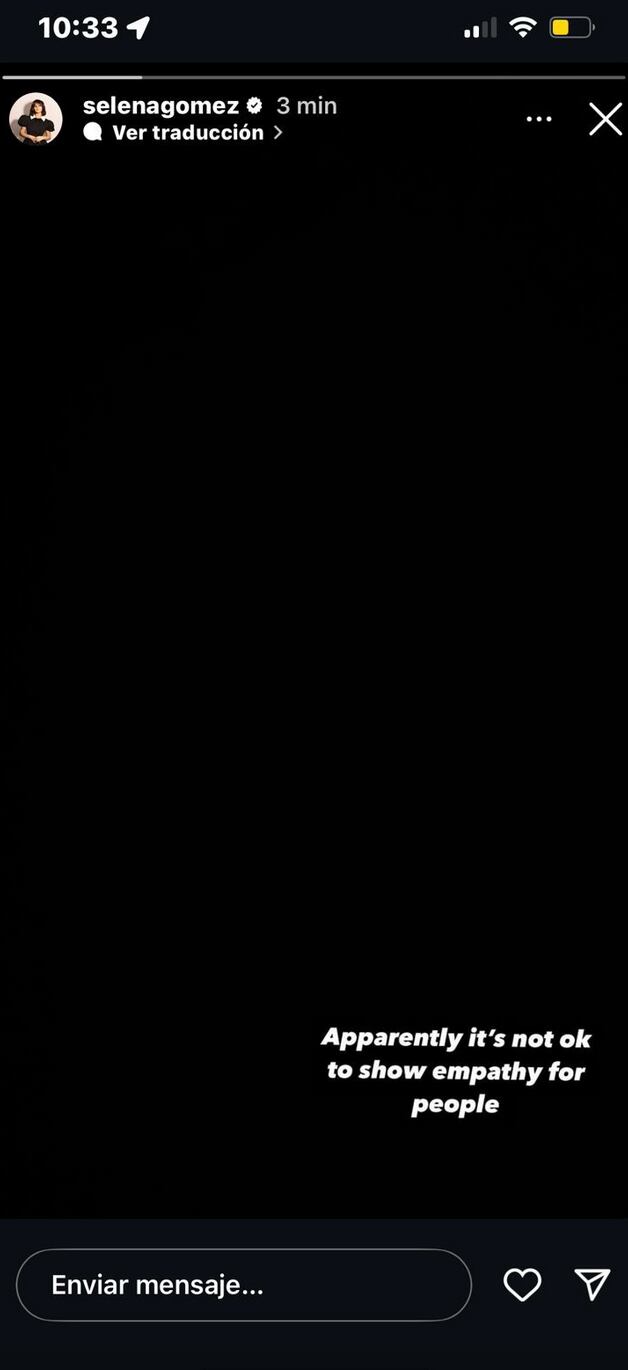 Selena Gómez rompe en llanto por la situación de inmigrantes