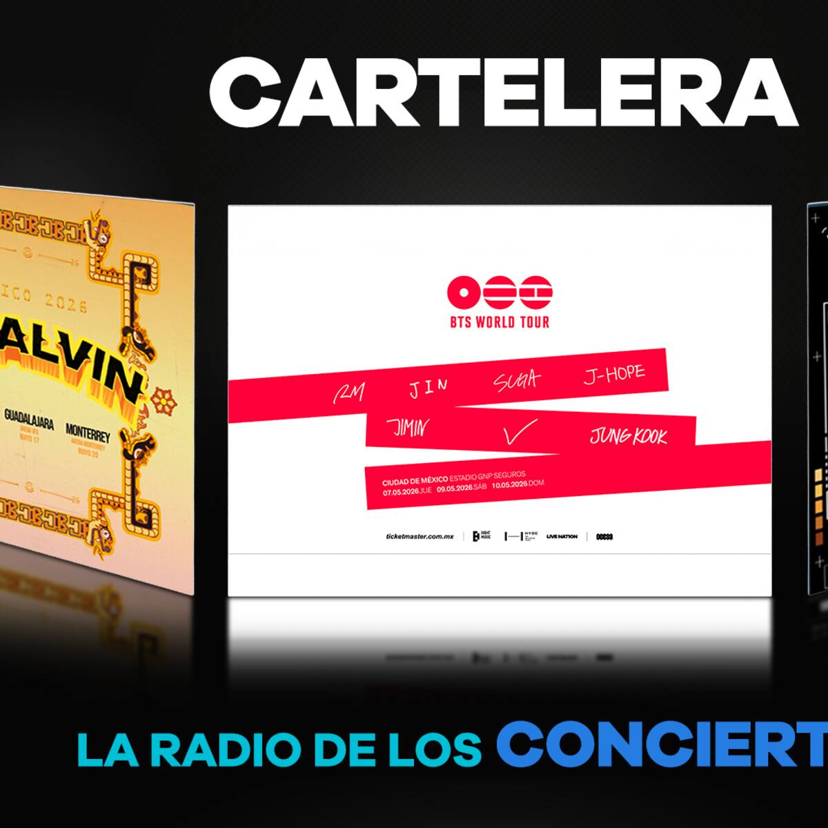 LOS40, LA RADIO DE LOS CONCIERTOS: CARTELERA MUSICAL 2026