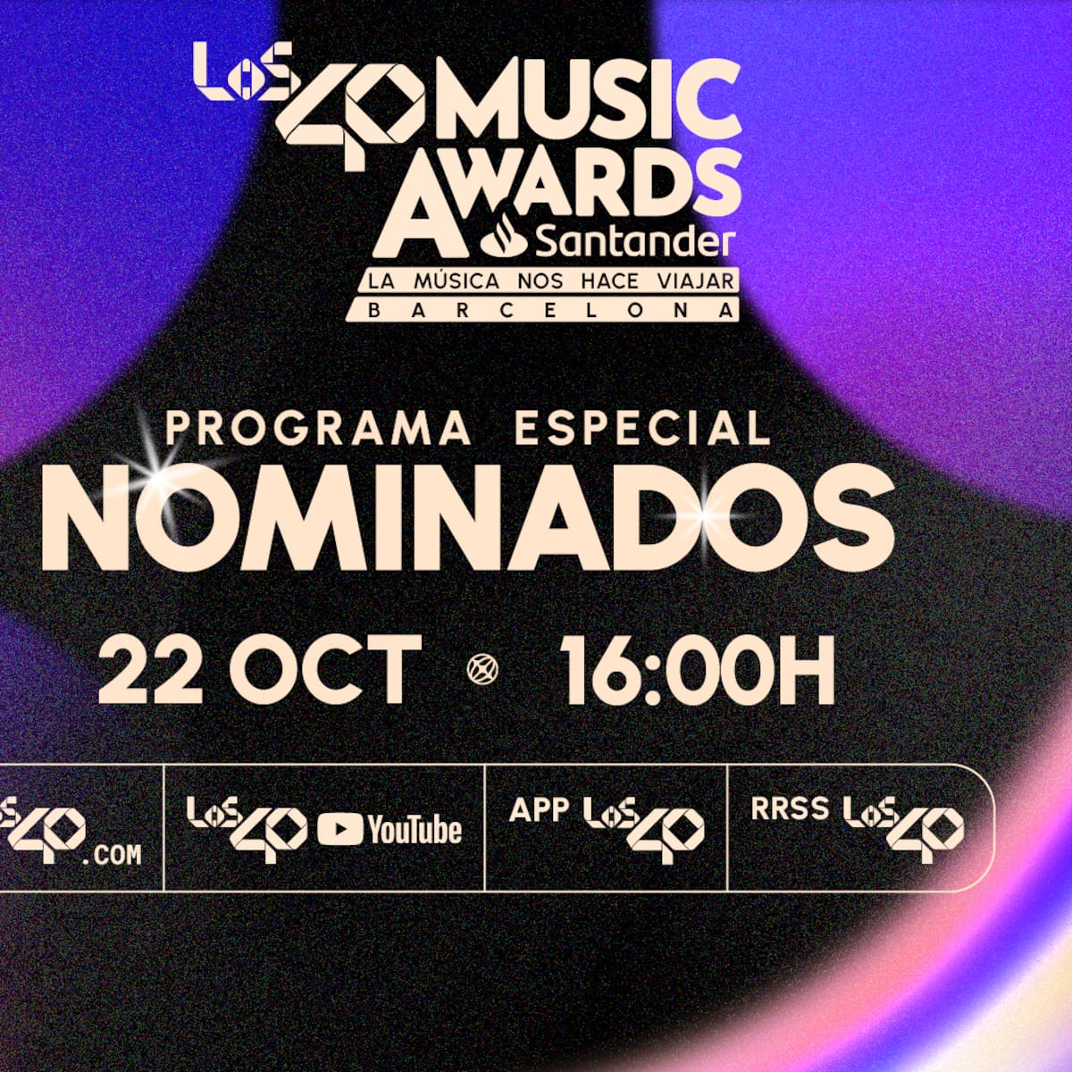 LOS40 Music Awards Santander 2026 ya tiene nominados: ¿Cuándo y dónde ver el programa especial?