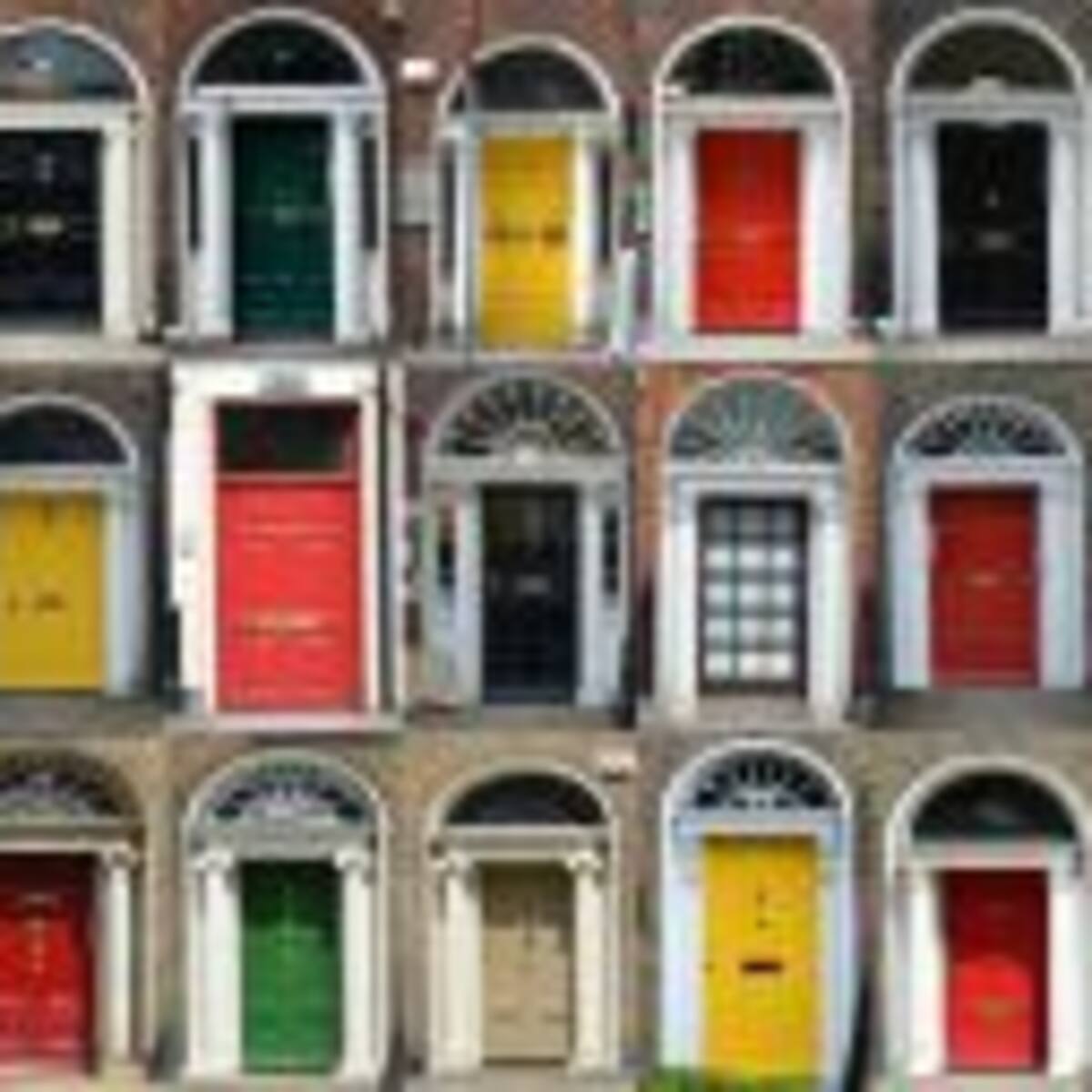 El misterio de las puertas de colores de Dublín
