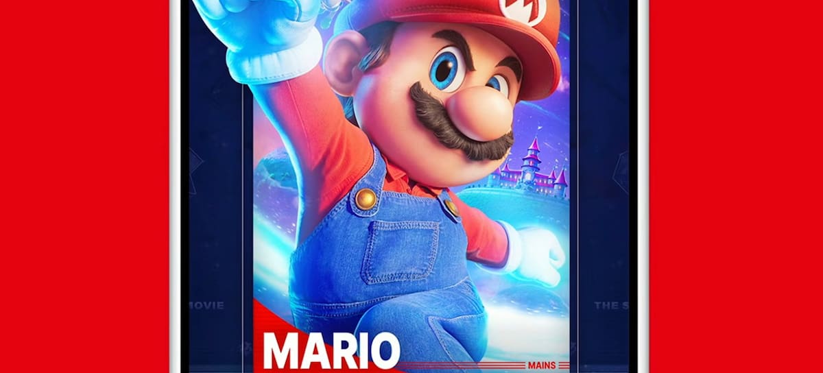 MX- Cartas coleccionables de Super Mario Galaxy: la película