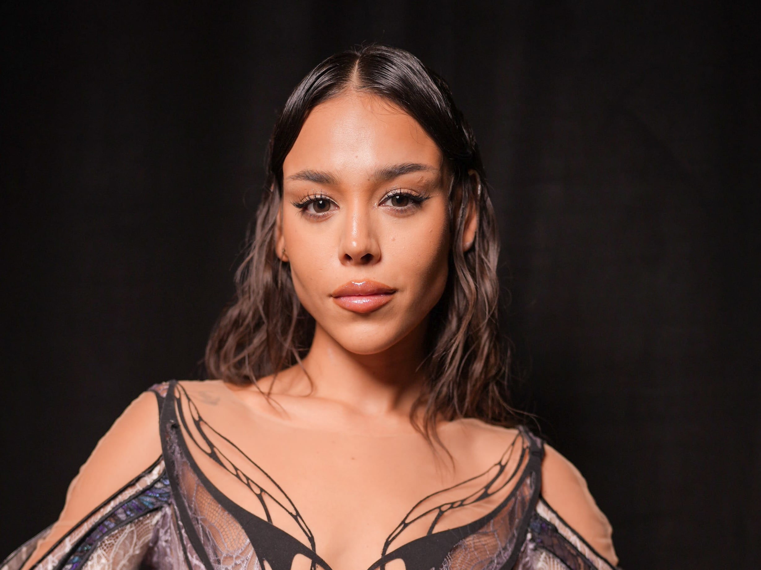 Danna Paola en la semana de la Alta Costura de París, julio de 2025.