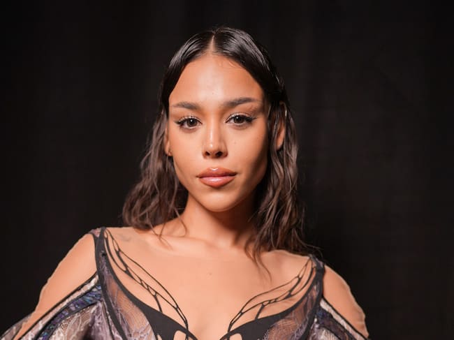 Danna Paola en la semana de la Alta Costura de París, julio de 2025.