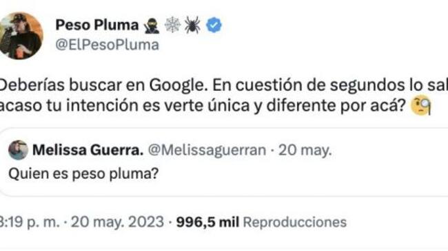 La Doble P llamó la atención por su forma de responder
