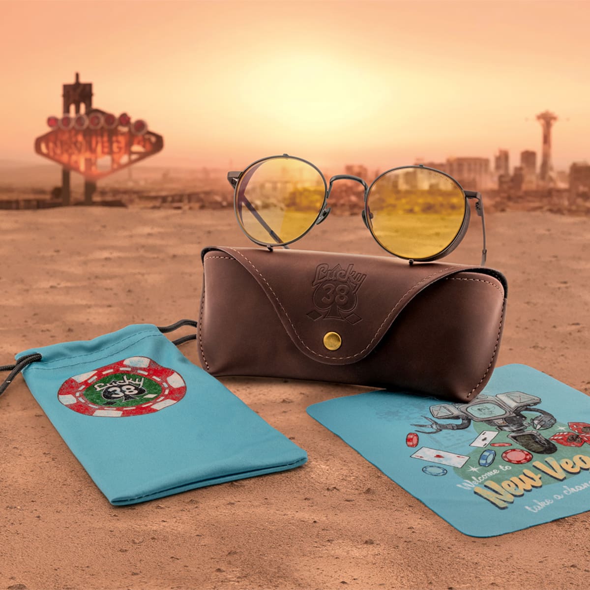 Toda la esencia de New Vegas con los nuevos lentes Fallout Lucky 38