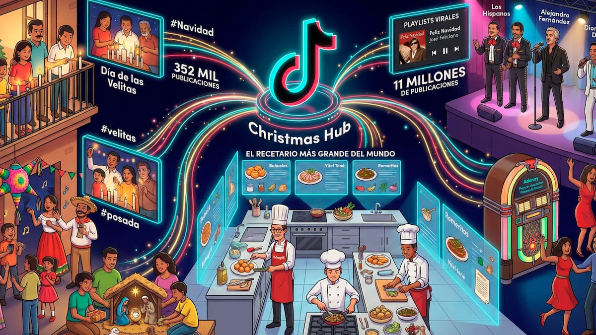 TikTok se convierte en el corazón digital de las fiestas decembrinas en Latinoamérica