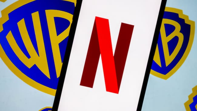 Netflix y Warner Bros // Crédito: Getty Images.