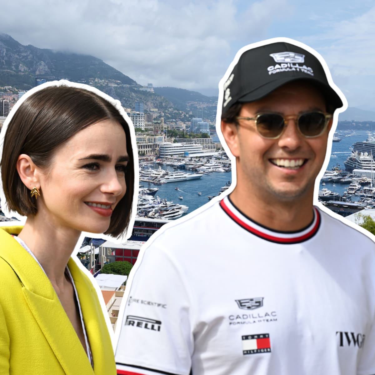 ¿Checo Pérez estará en Emily en Paris? Lily Collins es vista grabando junto al mexicano