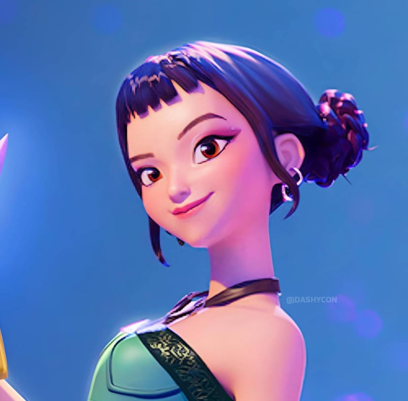 Maquillaje de Zoey de las guerreras del Kpop