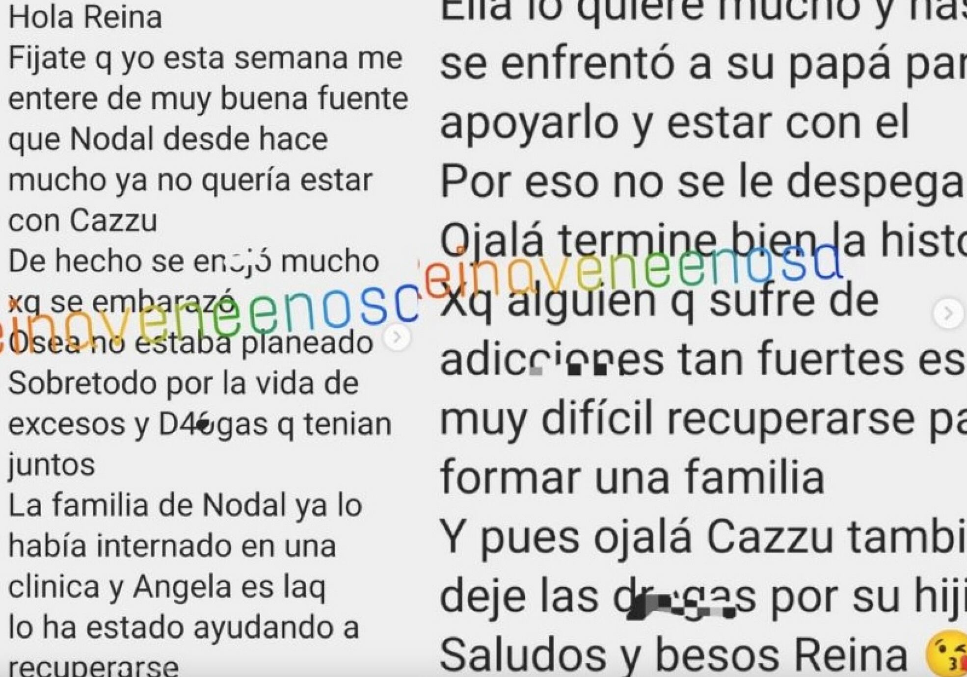 Nodal se habría molestado porque Cazzu se embarazo