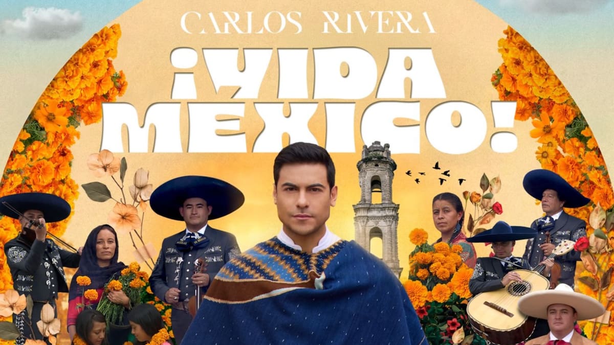 Carlos Rivera lanza “¡Vida México!”, un álbum que homenajea a sus raíces y a la música mexicana