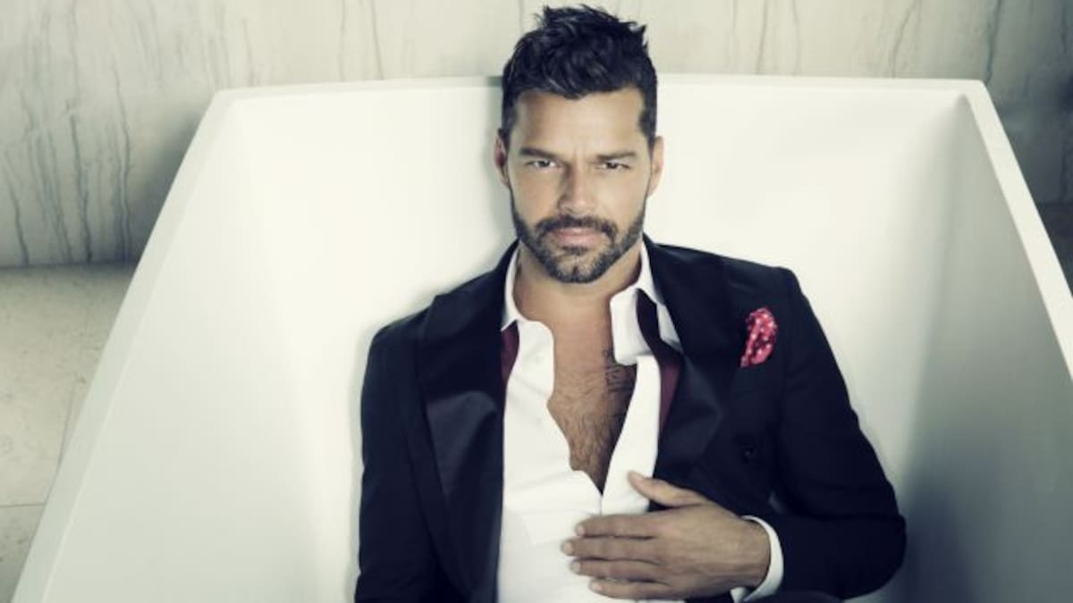Ricky Martin se muestra al natural