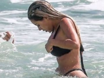 LA EXHUBERANTE HIJA DE MYRKA DELLANOS ENSEÑA MÁS DE LA CUENTA