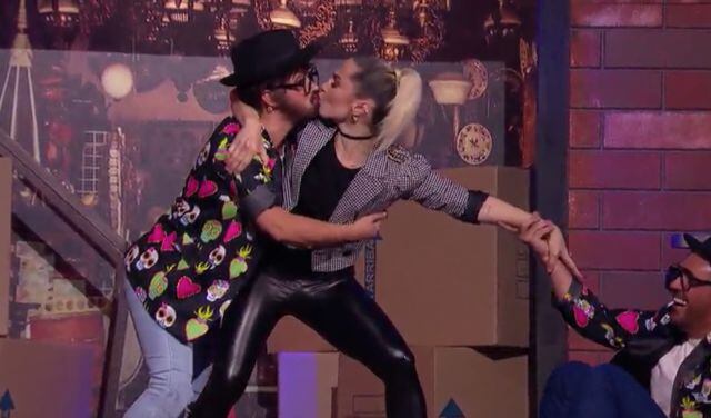 El beso de la discordia...