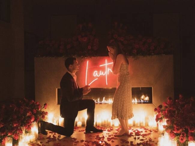 Taylor Lautner se compromete con su novia Tay Dome