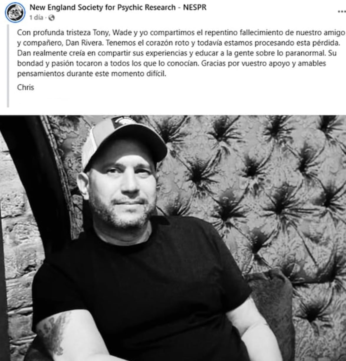 Muere Dan Rivera cuidador de la muñeca Annabelle