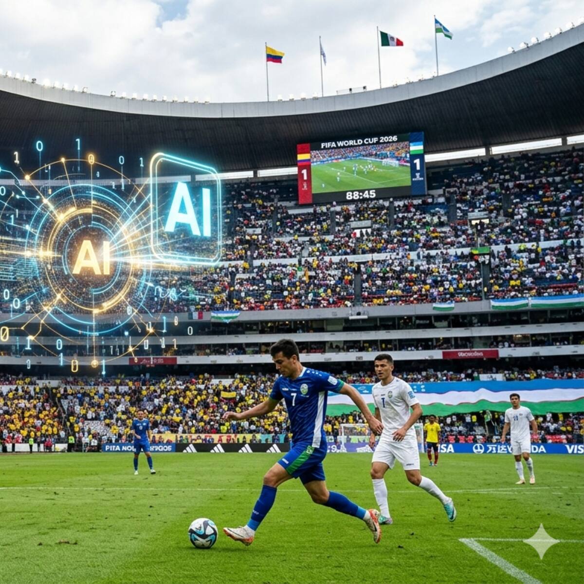 ¿Quién ganará?: La predicción de la IA para el duelo mundialista en Ciudad de México entre Colombia y Uzbekistán