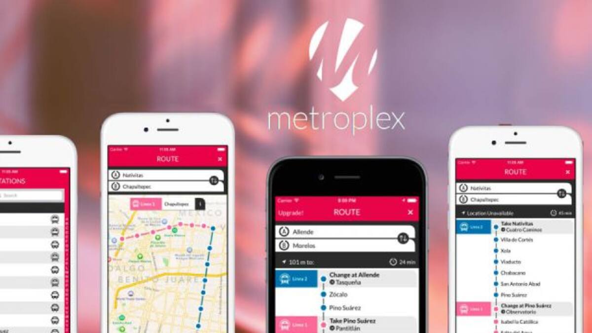 Metroplex, la app ideal para el DF