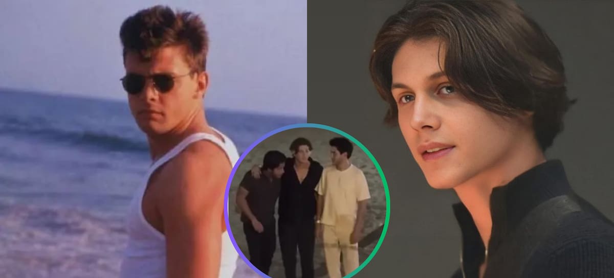 Luis Miguel y su hijo mayor, Miguel Gallego Arámbula