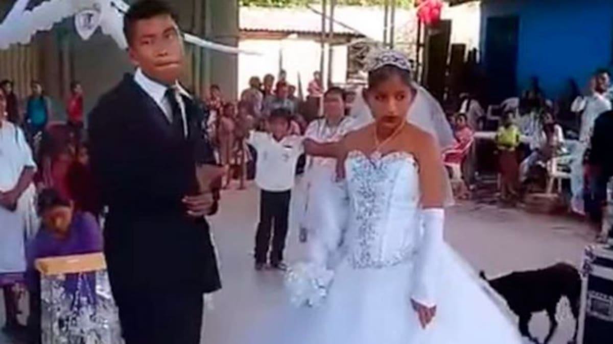 Los obligaron a casarse y se puede notar en sus miradas