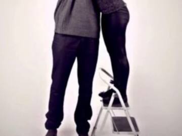 Mujer bajita más hombre alto igual a matrimonio perfecto