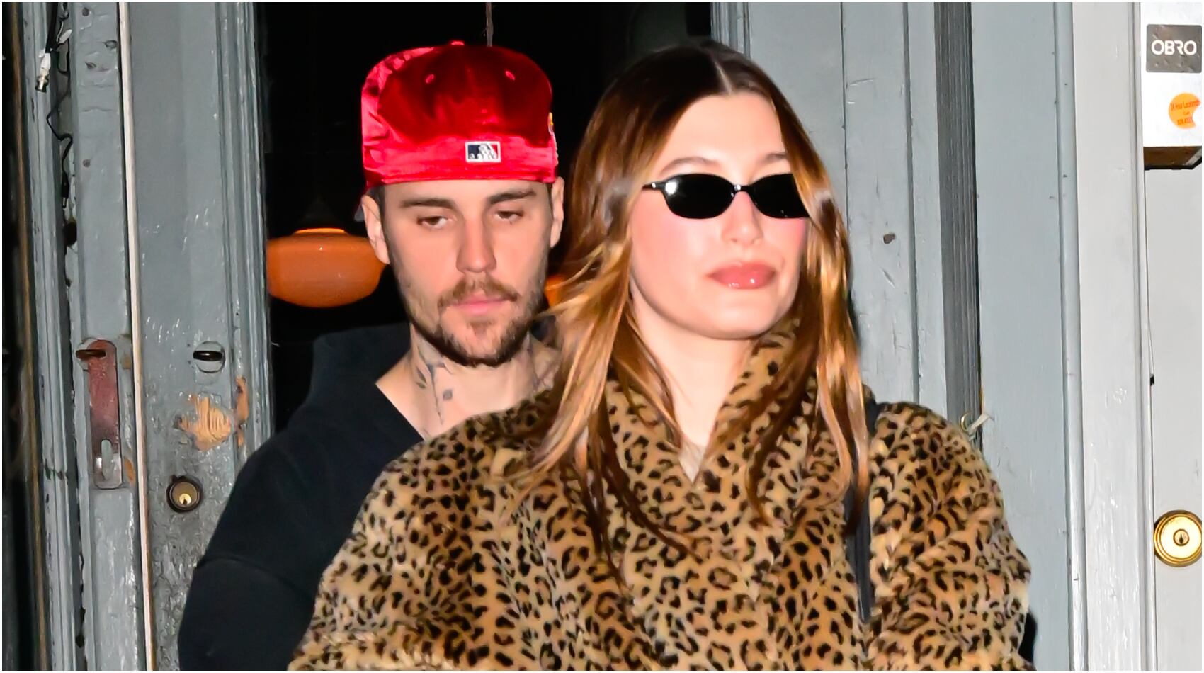 Justin Bieber y Hailey Bieber vistos por Brooklyn.