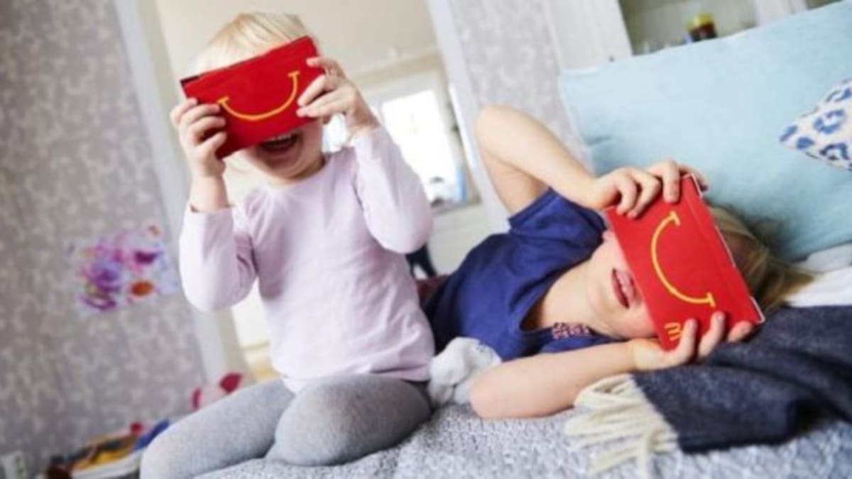 McDonald’s transforma cajita feliz en visor virtual