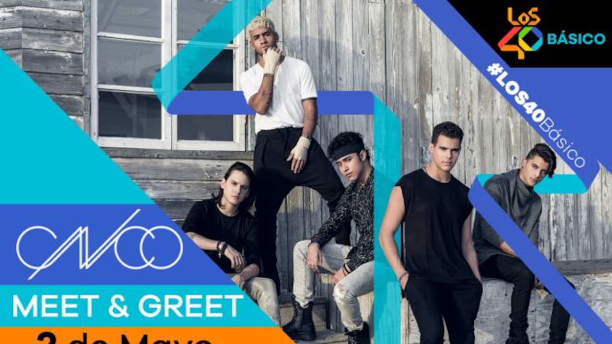 Participa para un Meet & Greet con CNCO en LOS40 Básico