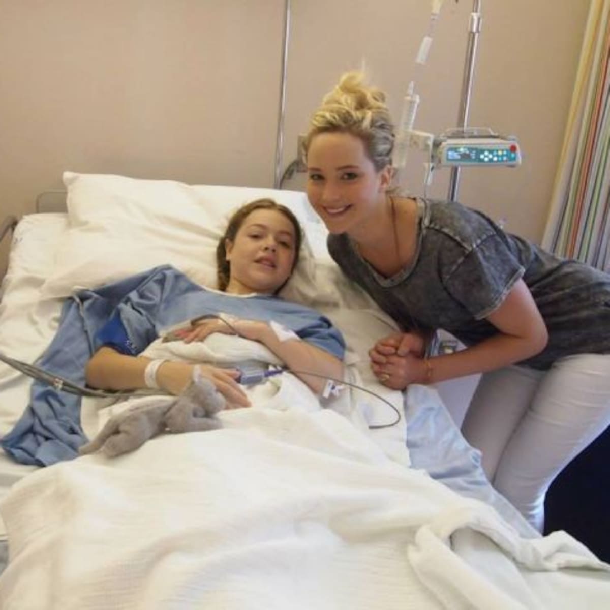 Jennifer Lawrence demuestra su lado humano