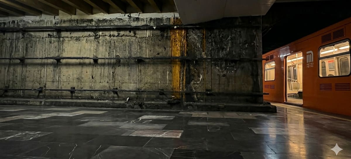 Algunas estaciones del Metro de CDMX lucen como escenarios de Silent Hill o Backrooms.
