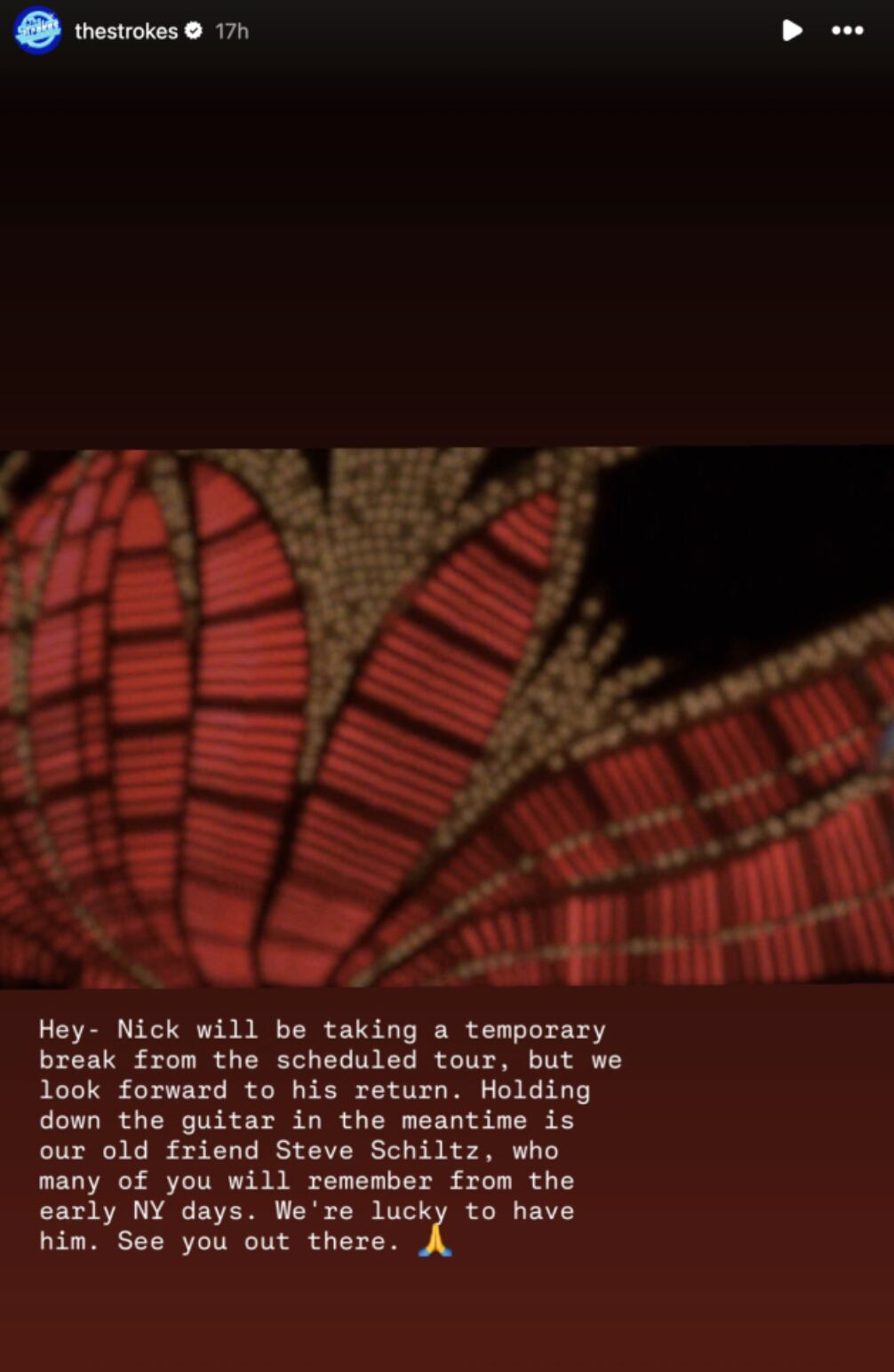 Historia de IG de The Strokes