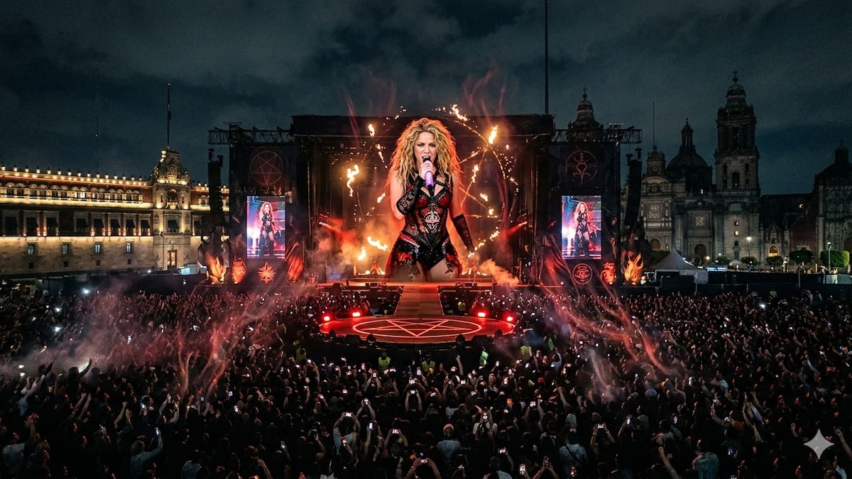 De esto trata el supuesto ritual energético que hizo Shakira en su concierto en el Zócalo de la CDMX