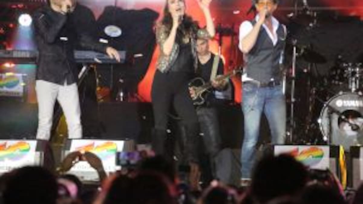 Sasha,Benny y Erik en El Evento 40