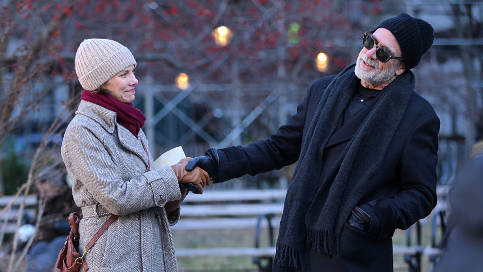 Jeffrey Dean Morgan y Lauren Cohan